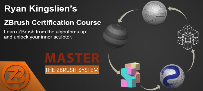 zbrush certification course with ryan kingslien