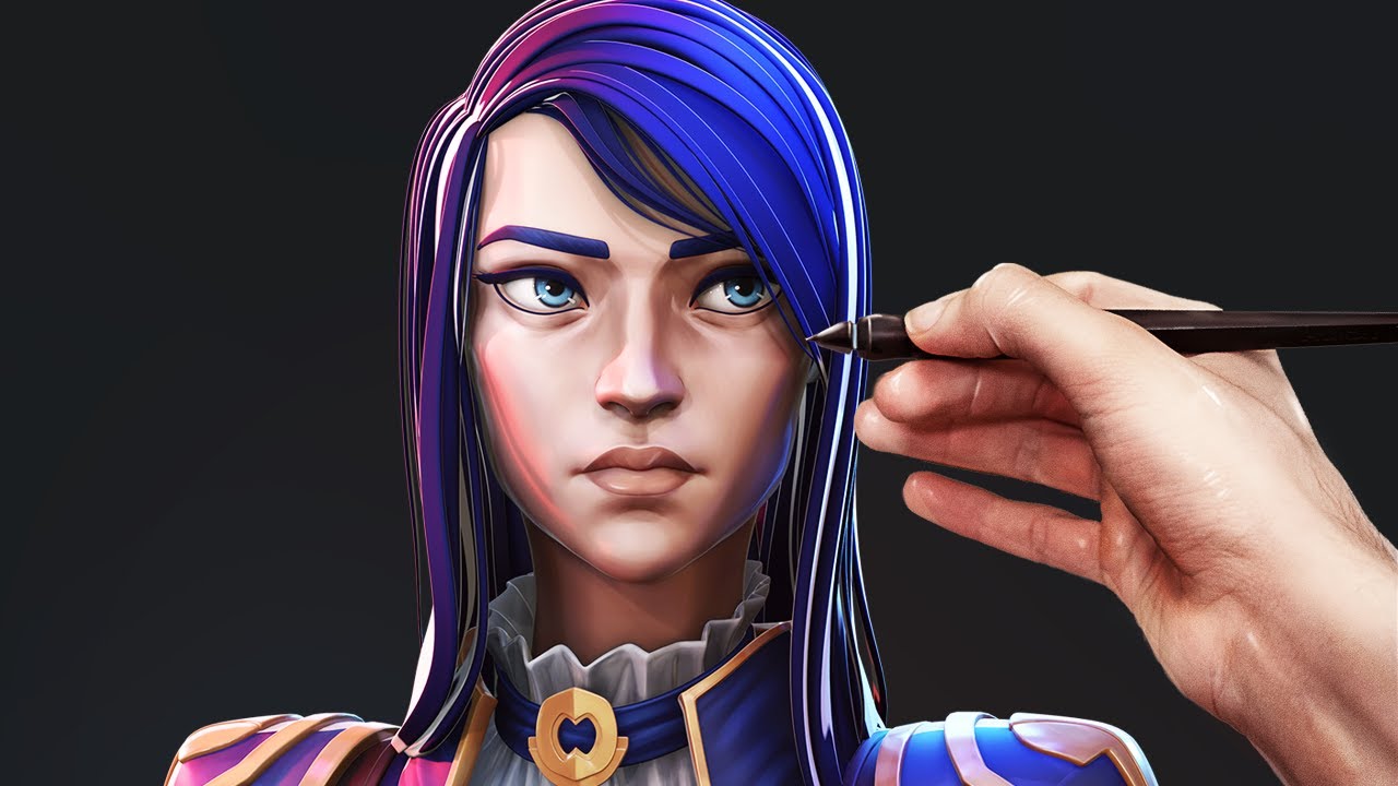 Caitlyn Character Creation in Blender (NEW) by YanSculpts