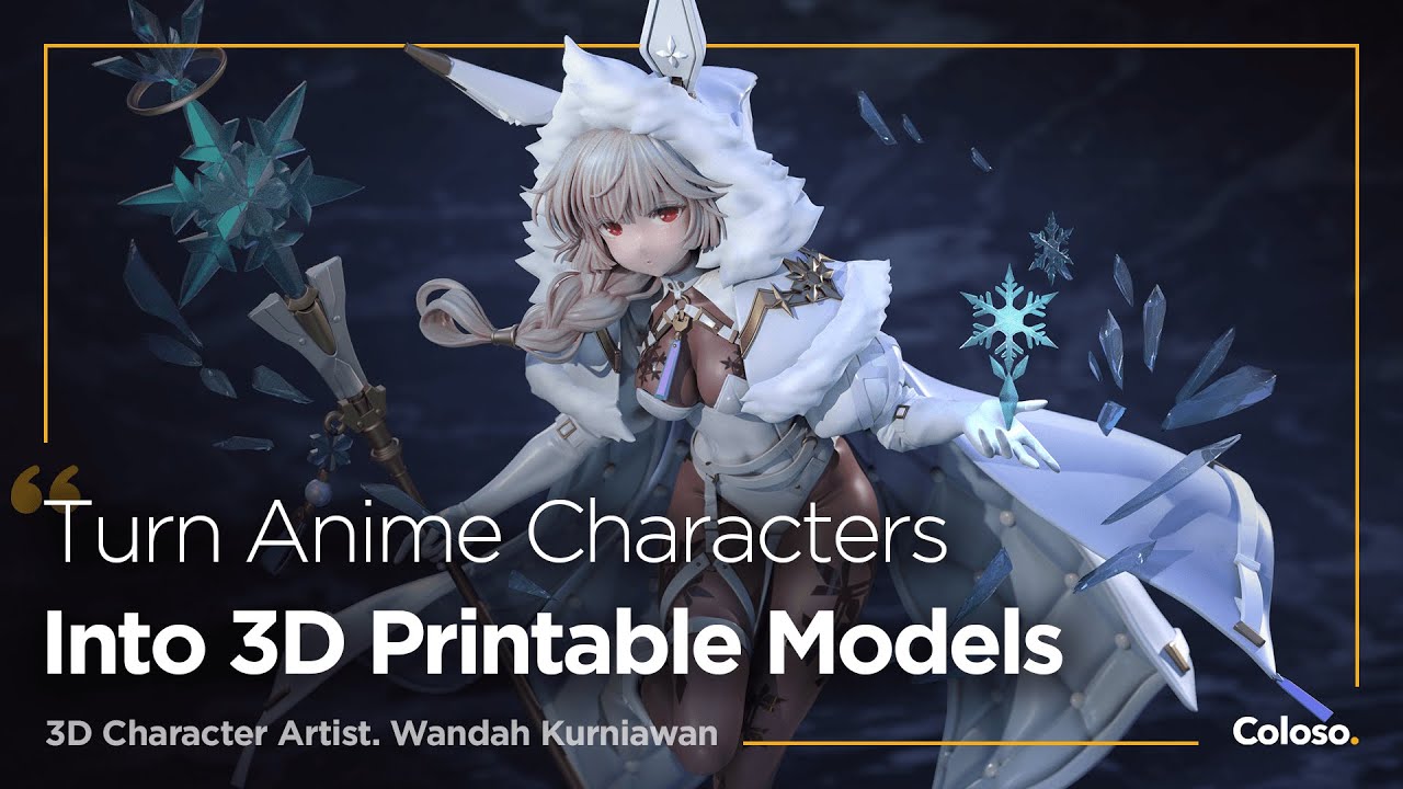 Turning Anime Characters Into 3D Printable Models by Wandah Kurniawan <  Premium Courses Online