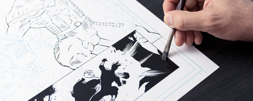 Tips on Traditional Inking for Comics 