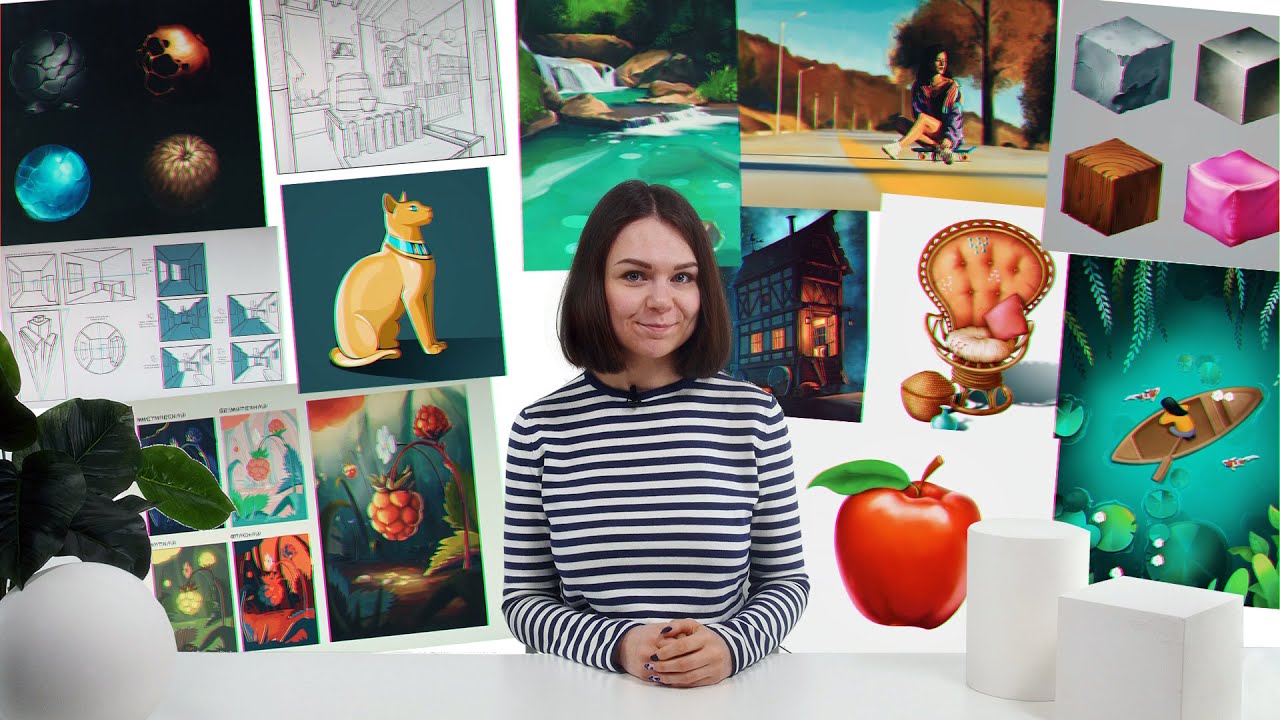 Digital drawing course (Курс цифрового рисунка Russian, Eng sub)