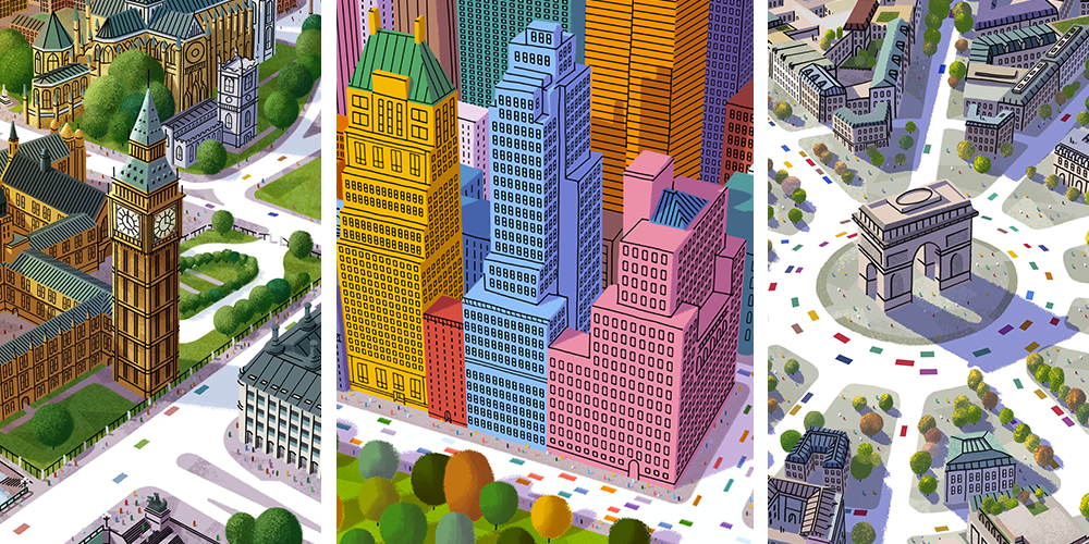 Cityscapes Made Easy How to Digitally Illustrate Your Favorite City in Procreate