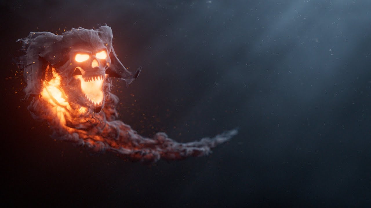 Demon Fire Trails - Houdini & Nuke VFX Course by Voxyde