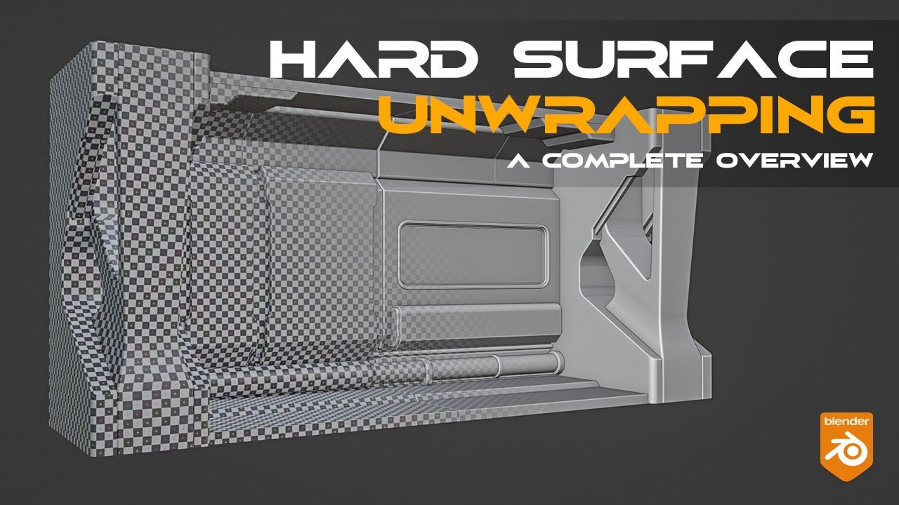 Hard Surface Unwrapping in Blender
