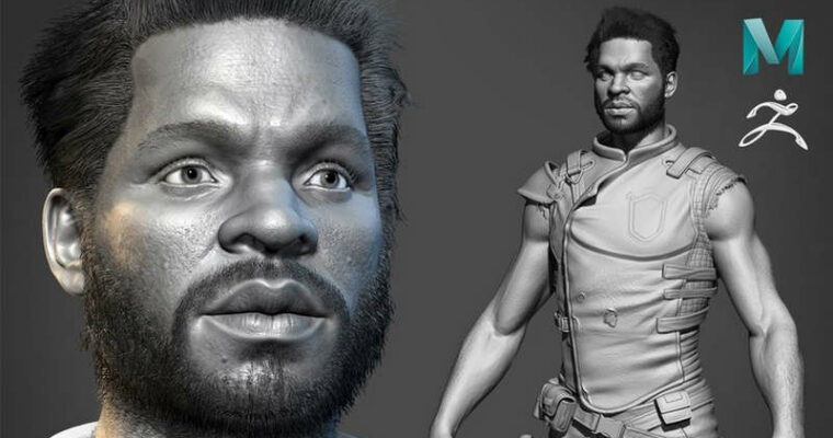 Realistic Character Modeling For Game In Maya and Zbrush
