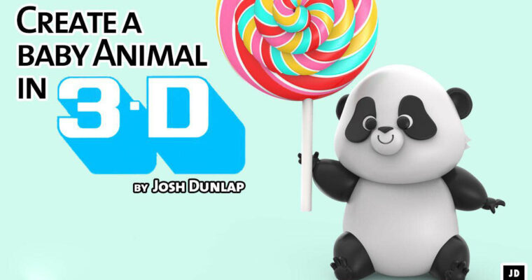 Create a Cartoon Baby Animal in 3D