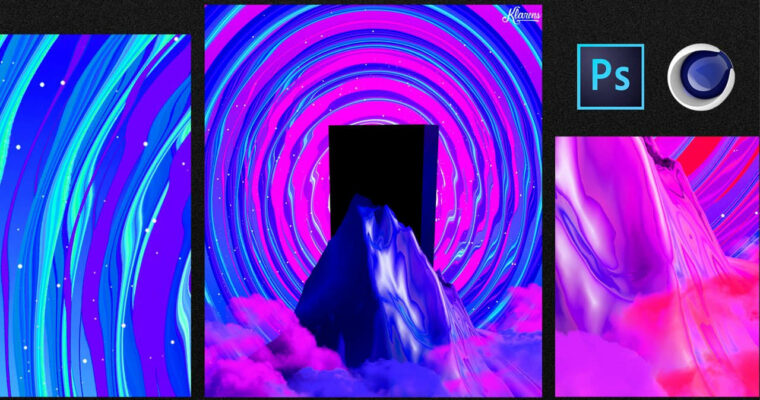 Create a Vivid Iridescent Artwork Using Cinema4D and Photoshop