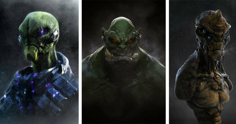 Digital Concept Art Designing Creatures