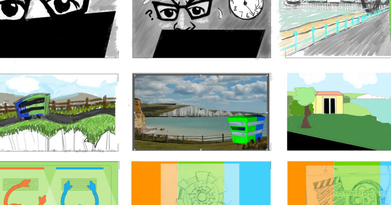 Motion Graphic Design Storyboards and Animatics