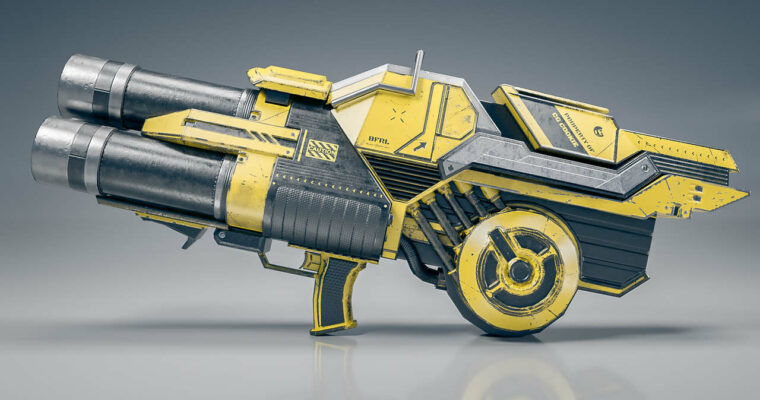 Texturing Weapons in Blender and Substance Painter