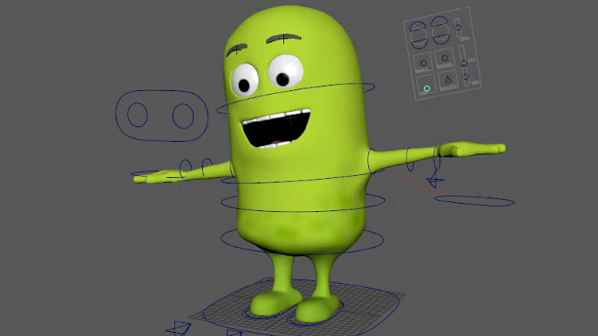 Maya animation. Анимация и риггинг обои. Maya cartoon. Rigging a cartoon character in Maya [2015, Eng].