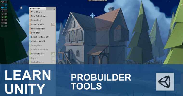 Unity 3D Probuilder Tools essentials
