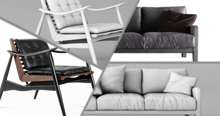 High quality furniture modeling