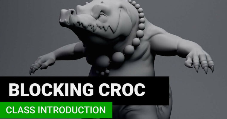 Maya Modeling Croc Blocking The Model In Maya Maya Modeling Croc Blocking The Model In Maya