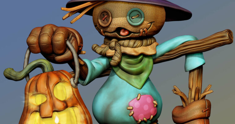 Sculpting a Scarecrow in ZBrush