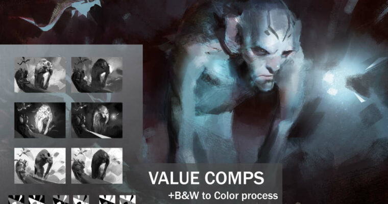 Value Comps + B&W to Color Process
