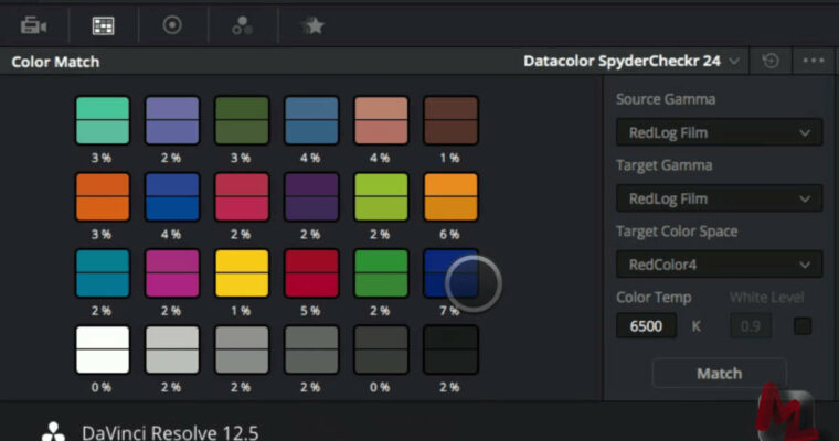 How to Color Match using Color Charts with RAW (or LOG) Footage