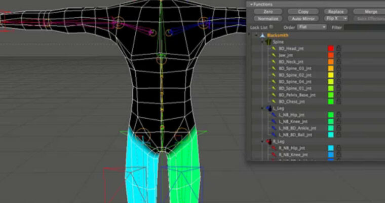 Weight Painting (Bret Bays – 2012) [Cinema 4D]