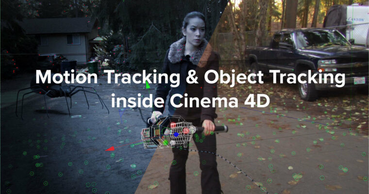 Motion Tracking & Object Tracking inside Cinema 4D