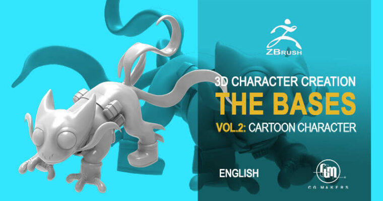 Pet Cartoon Modeling – Master 3D Character Creation Zbrush Vol.2