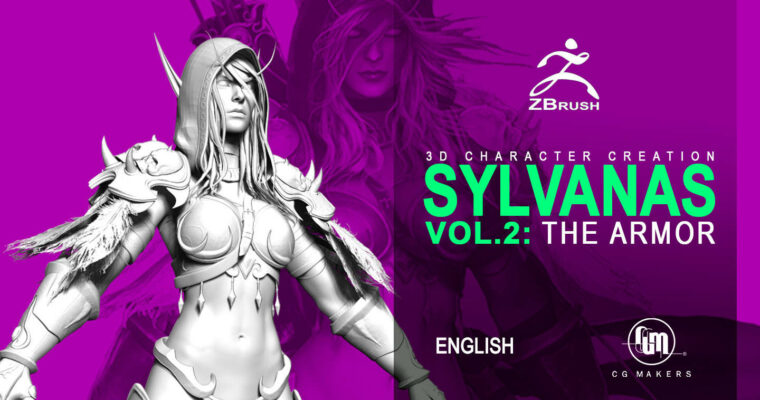 Sylvanas En Vol. 2: Armor – 3D Course Character creation in Zbrush