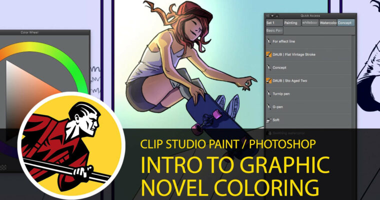Intro to Graphic Novel Coloring (Reuben Lara)