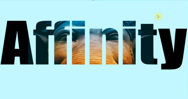 Affinity Designer – Design artistic text and Create Fonts