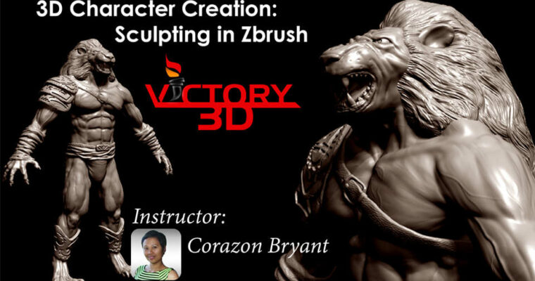 3D Character Creation Sculpting in Zbrush