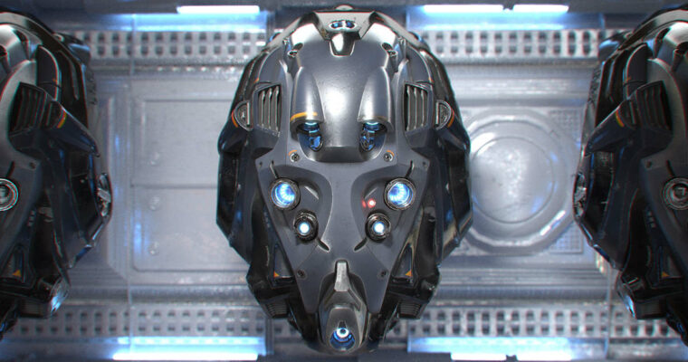 Texturing and Shading a Sci-Fi Helmet