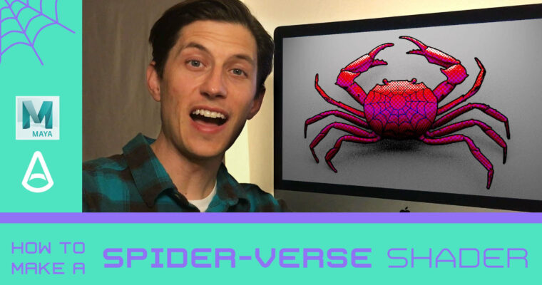 Create A Spiderverse Halftone Shader In Maya