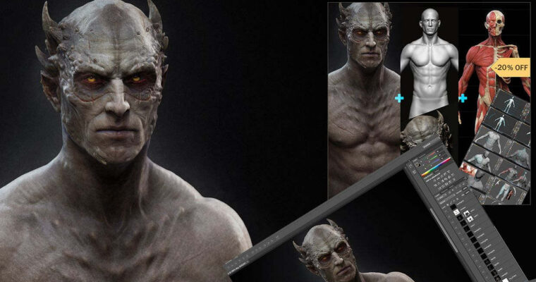 ZBrush Anatomy & Design Package by Rafael Grassetti