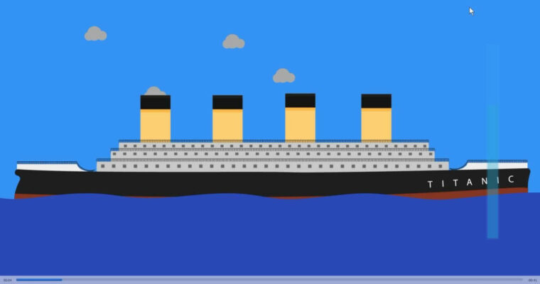 Learn After Effects by creating sinking Titanic Animation Learn After Effects by creating sinking Titanic Animation