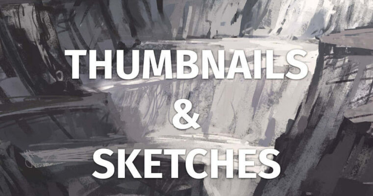 Noah Bradley – Thumbs and sketches