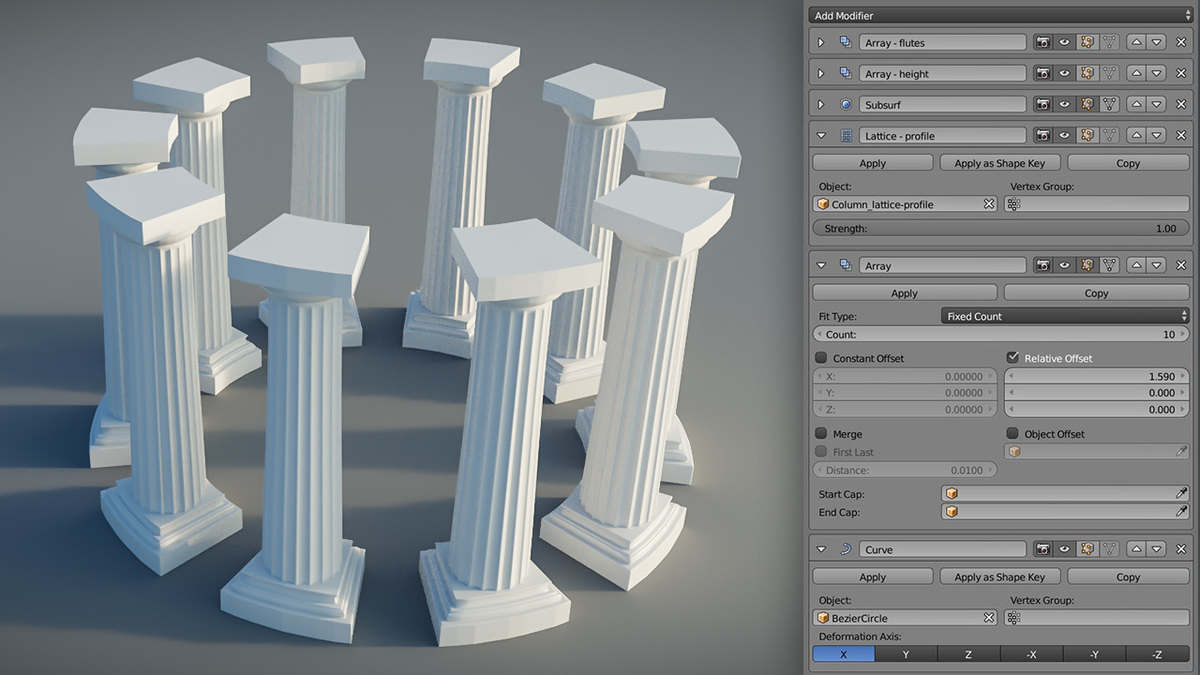 Modeling Modification Modeling with Modifiers