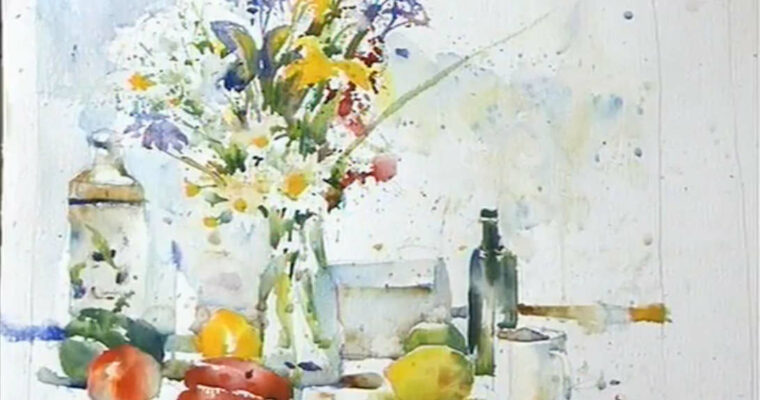 Charles Reid Painting Flowers In Watercolor (Dvd2)