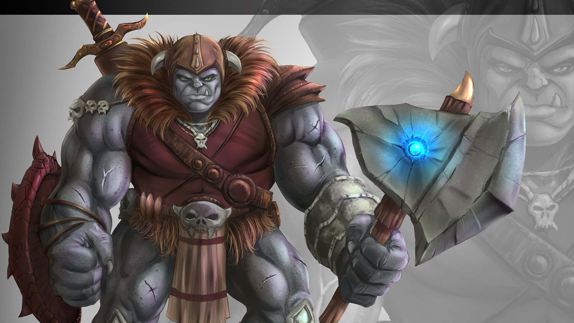 Drawing and Painting an Ogre Concept in Manga Studio 5