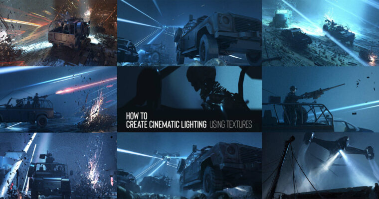 How to Create Cinematic Lighting Using Textures (by Jama Jurabaev )