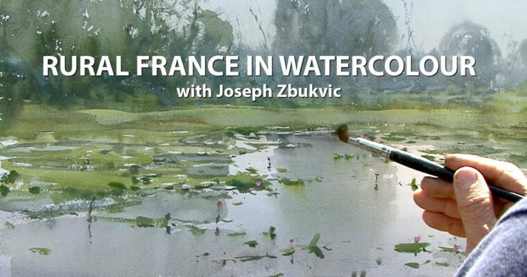 Rural France in Watercolour by Joseph Zbukvic