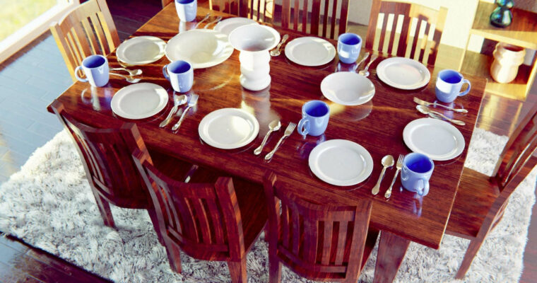 Making a Photorealistic Dining Room in Blender 2.8