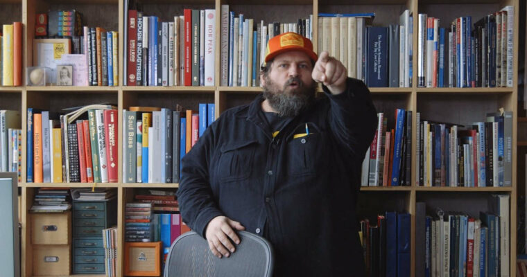 Circular Logo Design with Draplin Combine Type  Icons in a Classic Shape