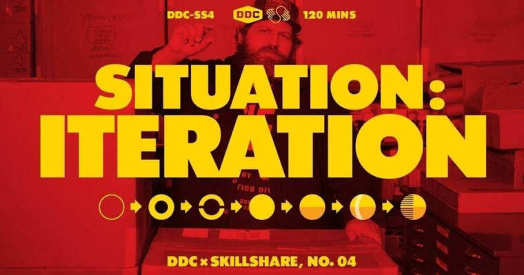 Illustration with Draplin Iterating with Shape Style and Color