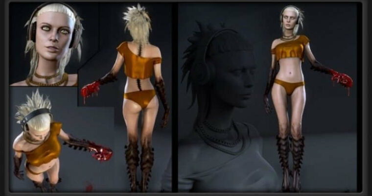 Model & Texture a complete Female Character for Games – Dylan Brady