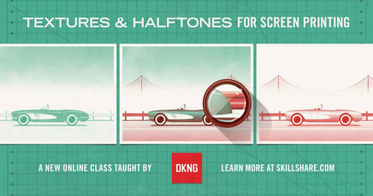 Poster Design Textures and Halftones for Screen Printing