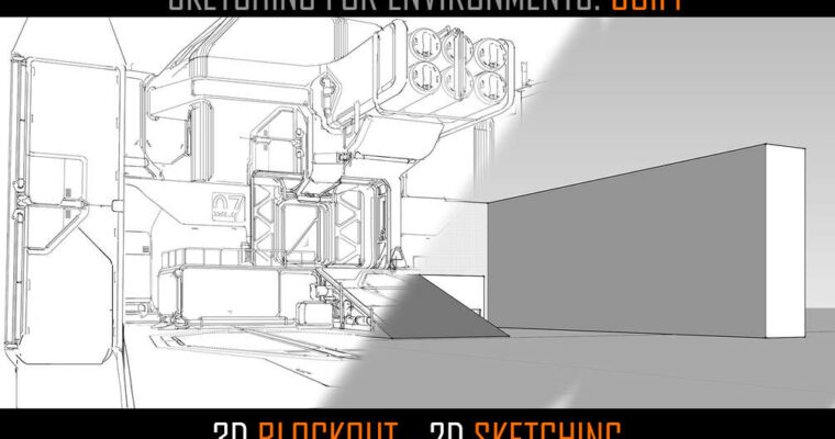 Sketching Environments SCIFI01  By  John J. Park