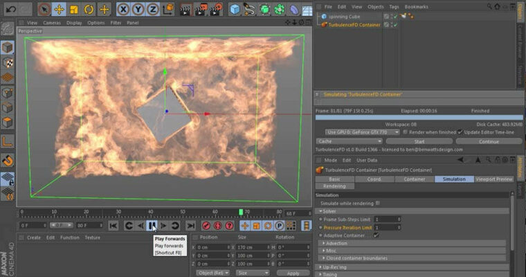 TurbulenceFD for CINEMA 4D Essential Training