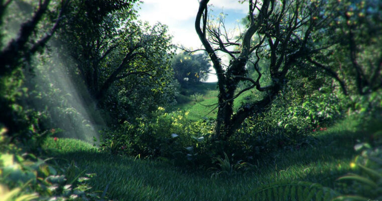 Forest Techniques Part 2 – Grass and Plant Instancing in Maya & Mental Ray