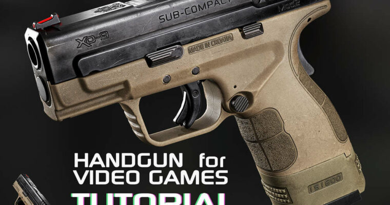 Handgun for Video games by Eugene