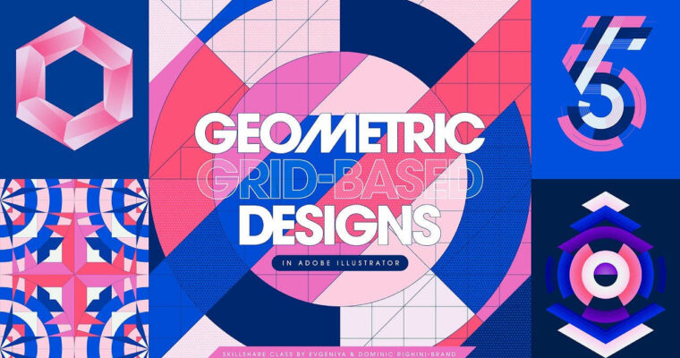 Mastering Illustrator Tools  Techniques for Creating Geometric GridBased Designs