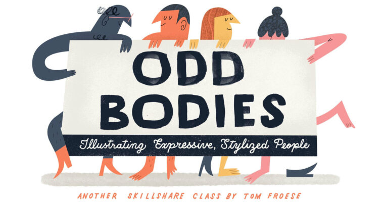 ODD BODIES Illustrating Expressive, Stylized People