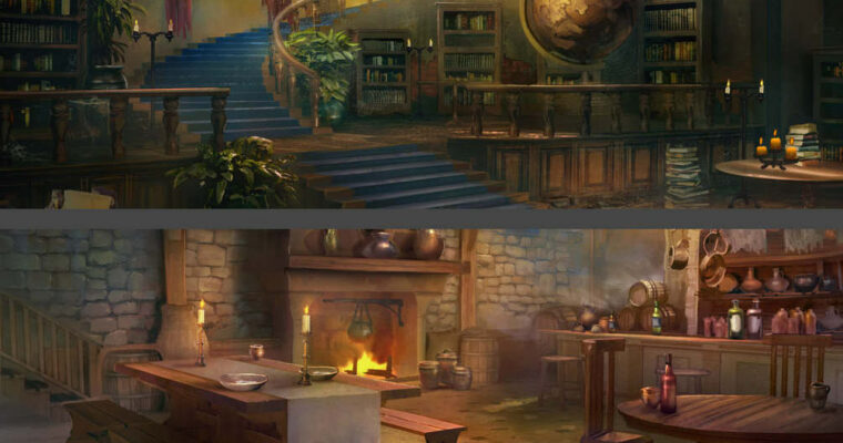 Fantasy Environment Interiors – Tyler Edlin